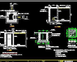 给排水工程常用CAD详图库免费下载 - 市政小区给排水图